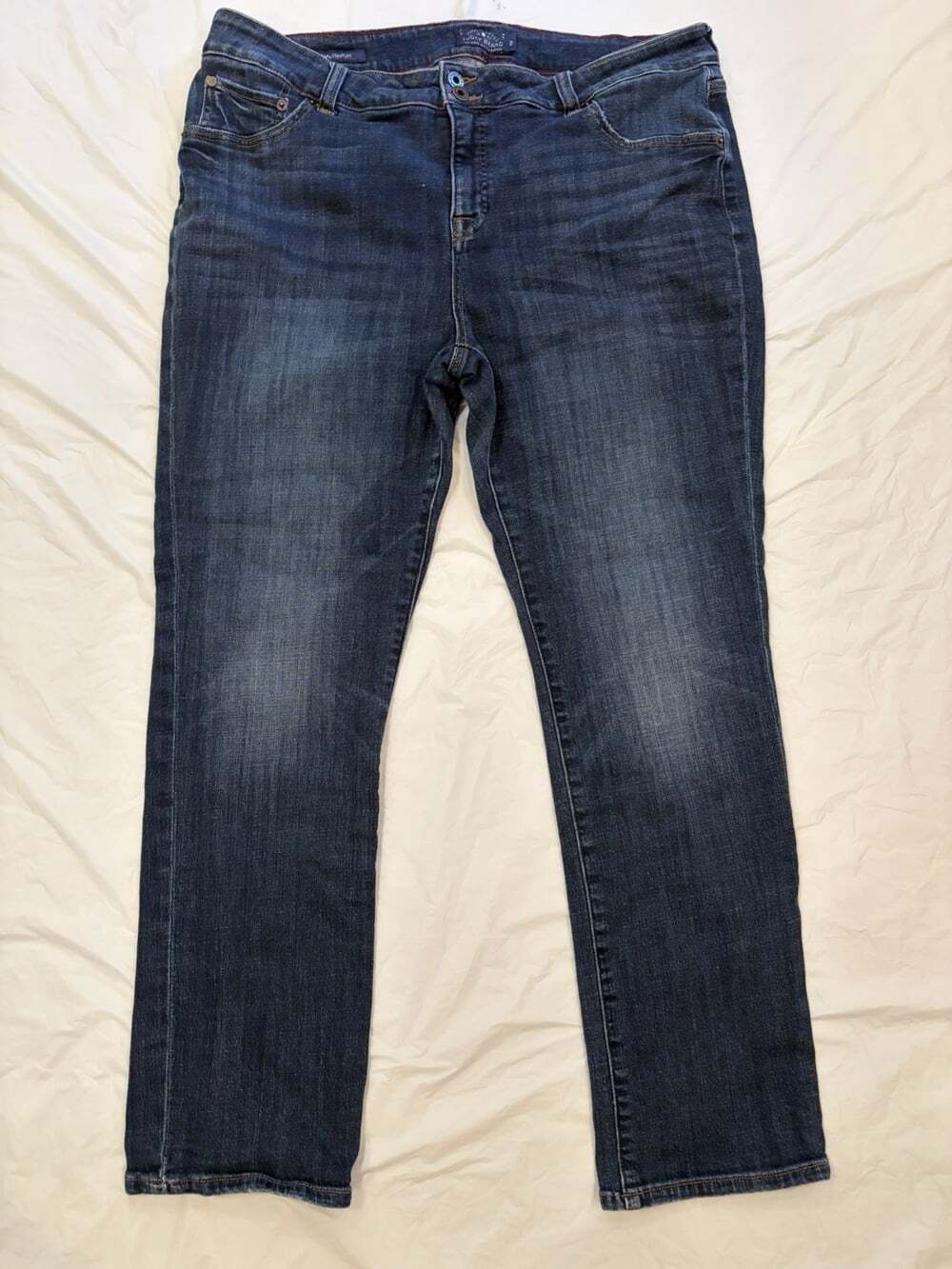 Lucky Brand Jeans Women’s 18W Blue Med Wash Emma Straight